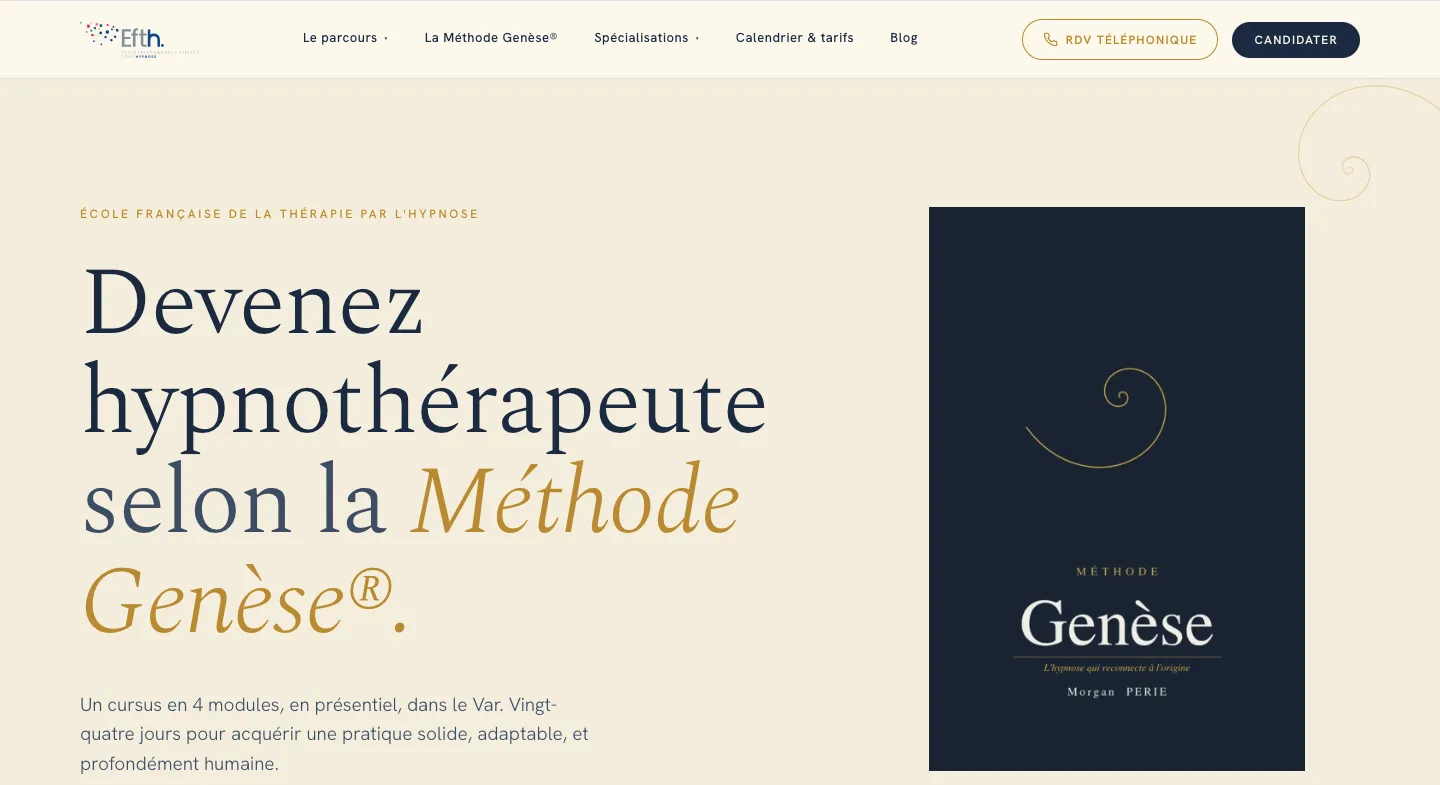Aperçu du site formation-methode-genese.fr