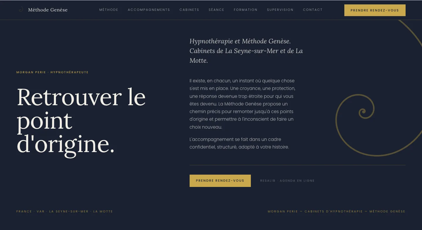 Aperçu du site methode-genese.fr